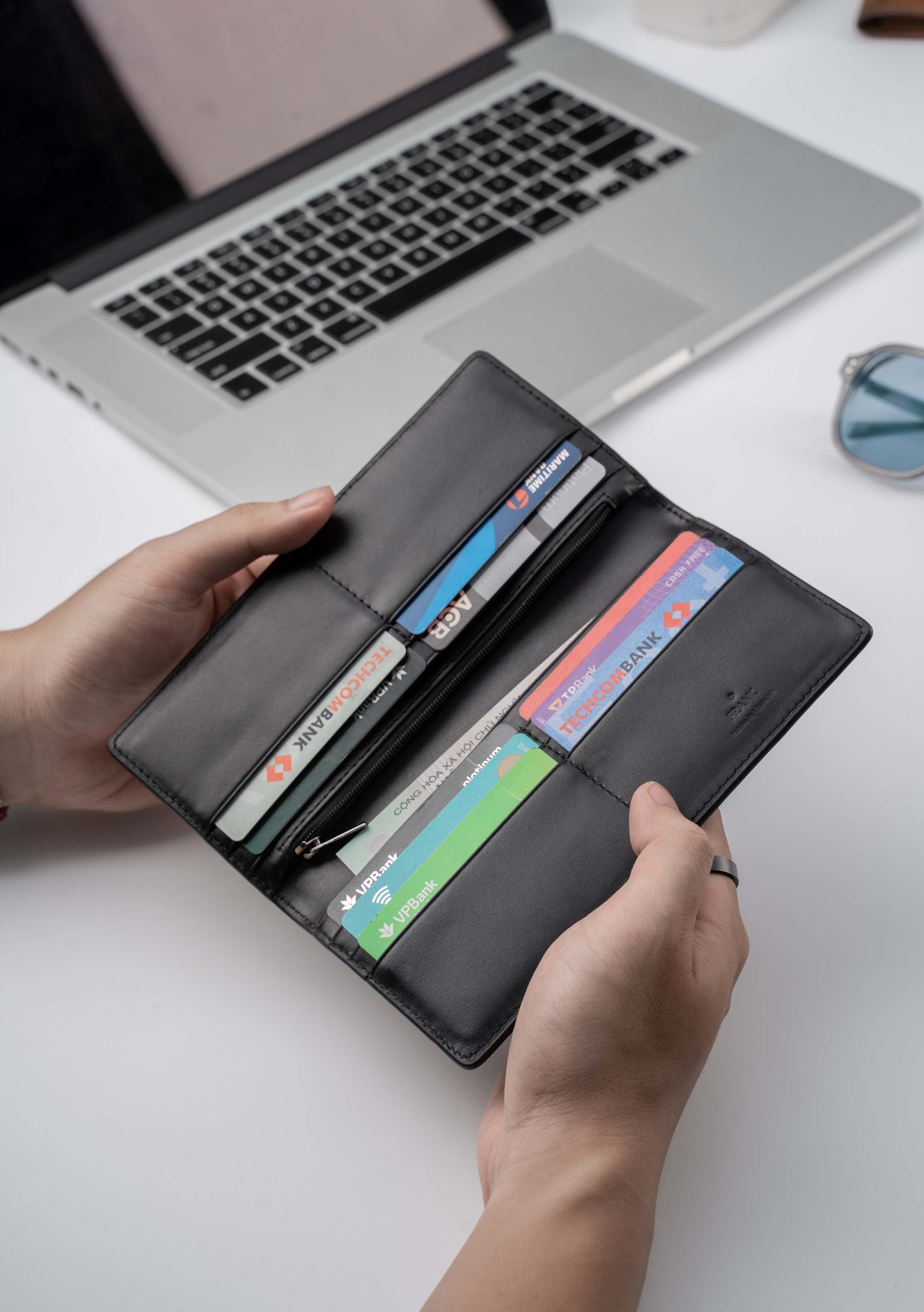 STRIPE LONG WALLET
